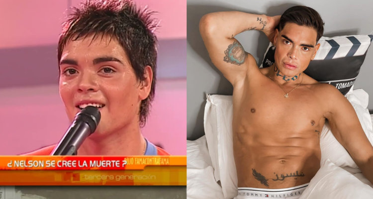 Nelson Mauri en Rojo (izquierda) y en la actualidad (derecha)