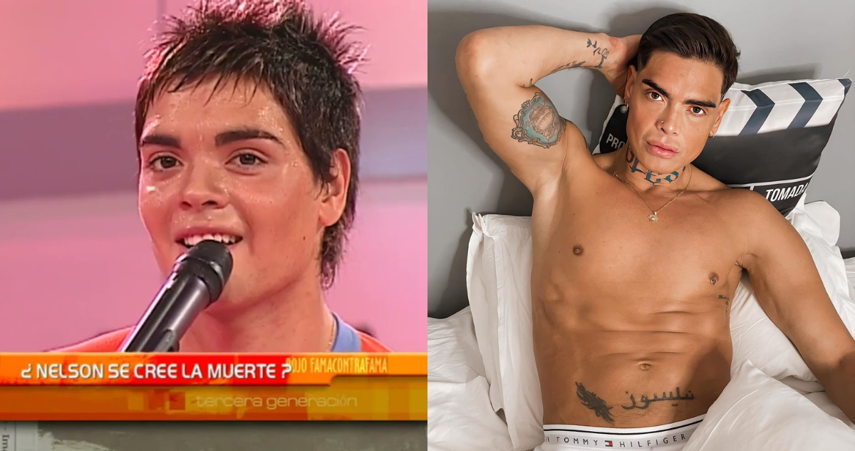 Nelson Mauri en Rojo (izquierda) y en la actualidad (derecha)