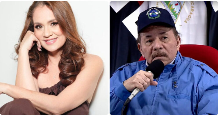 Karen Celebertti y Daniel Ortega