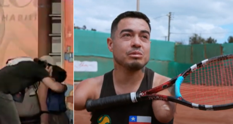 La historia de Nicolás Basaez: el N°1 del parastanding tenis que juega con raqueta del ‘Feña’ González