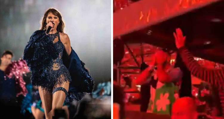 Novio de Taylor Swift dejó “pagando” al suegro durante concierto: Le pidió disculpas
