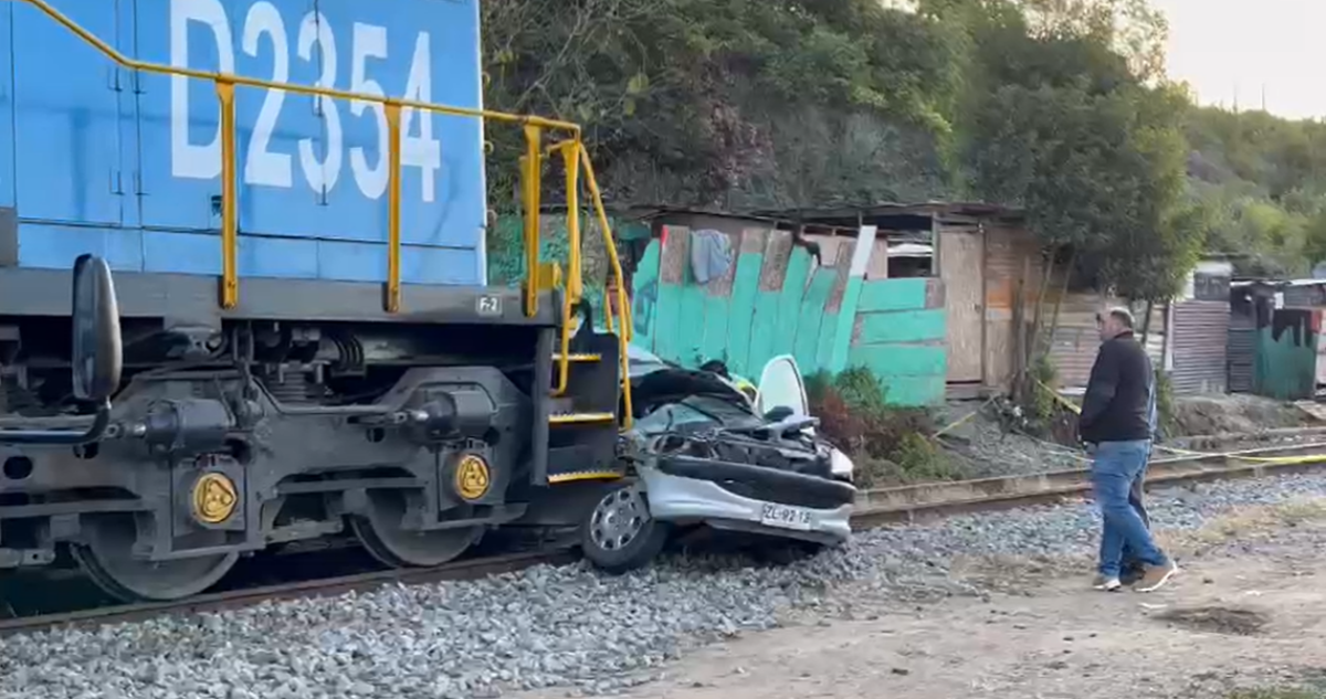 Padre y su hijo de un 1 año mueren tras accidente con tren en Concón: la madre sobrevivió