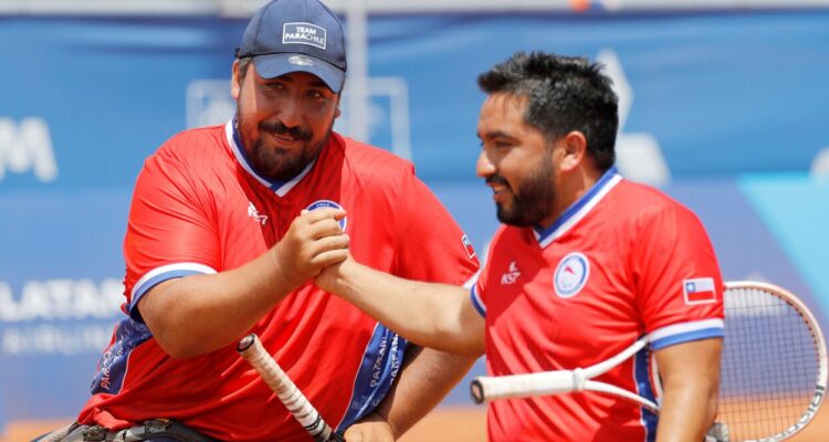 Chilenos Cayulef y Pérez a la final del Quad Dobles del tenis parapanamericano