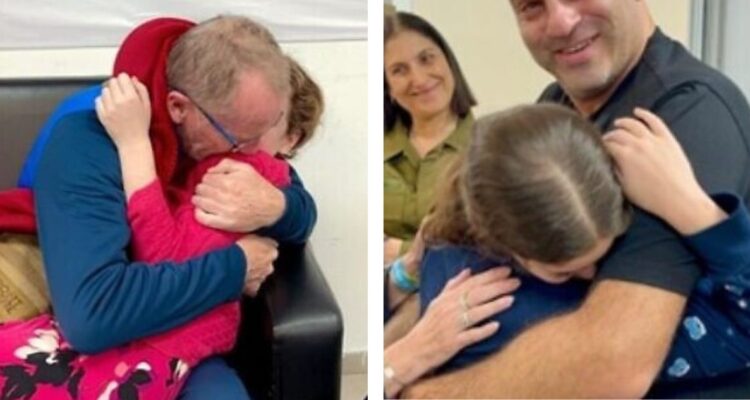 Video muestra reencuentro de Emily Hand y Hila Rotem con sus familiares, dos niñas israelíes que fueron secuestradas y liberadas por Hamás.