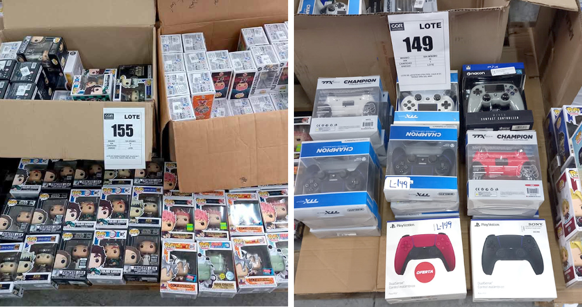Lote para rematar de Microplay con Funko y controles