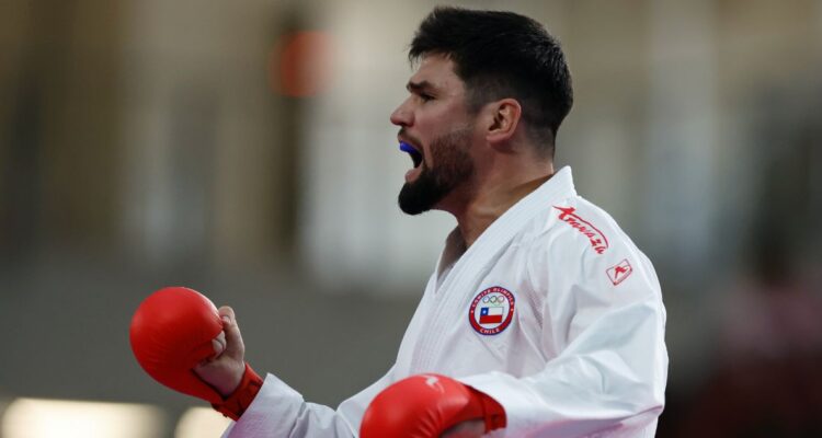 ¡Duodécimo oro para Chile! Un imparable Rodrigo Rojas se consagró en el karate +84 kg de Santiago 2023