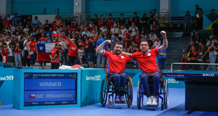 Rodríguez y González consiguen nuevo oro para el Team Para Chile.