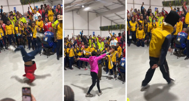 Villa Panamericana de Santiago 2023 se volvió una fiesta con improvisado duelo de baile.