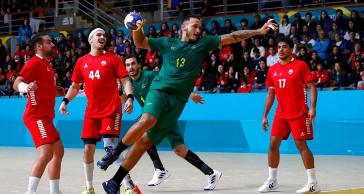 Chile perdió ante Brasil en el Balonmano de Santiago 2023.