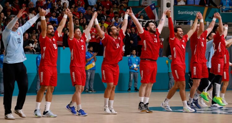 Chile se quedó con el bronce en Balonmano de Santiago 2023.
