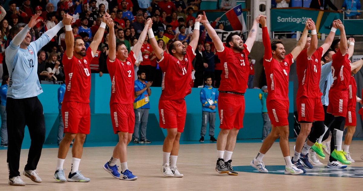 Chile se quedó con el bronce en Balonmano de Santiago 2023.