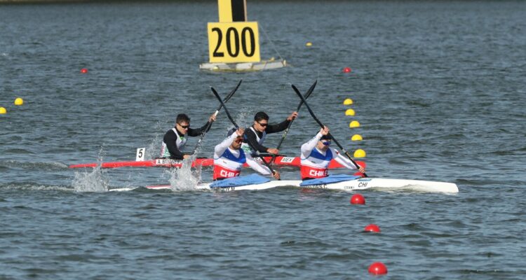 Team Chile se metió en tres finales del Canotaje en Santiago 2023.