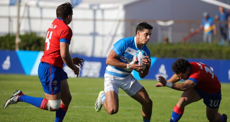 Chile perdió con Argentina en final del Rugby Seven de Santiago 2023.