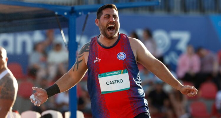 Nicolás Castro ganó plata en Santiago 2023.