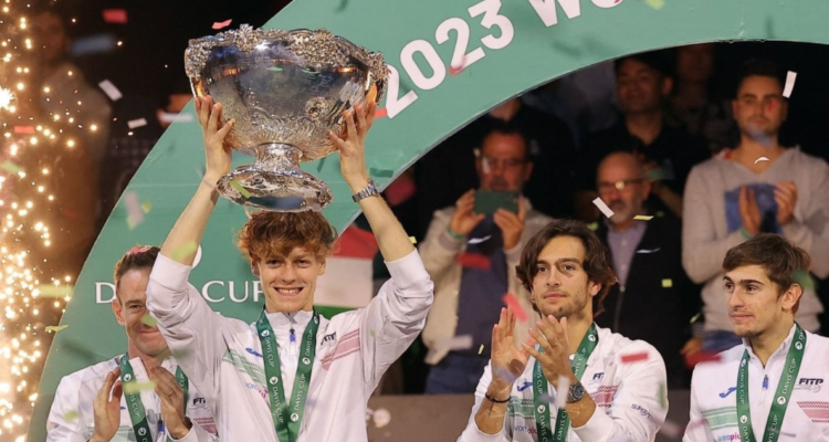 Sinner le entrega su segunda Copa Davis a Italia.