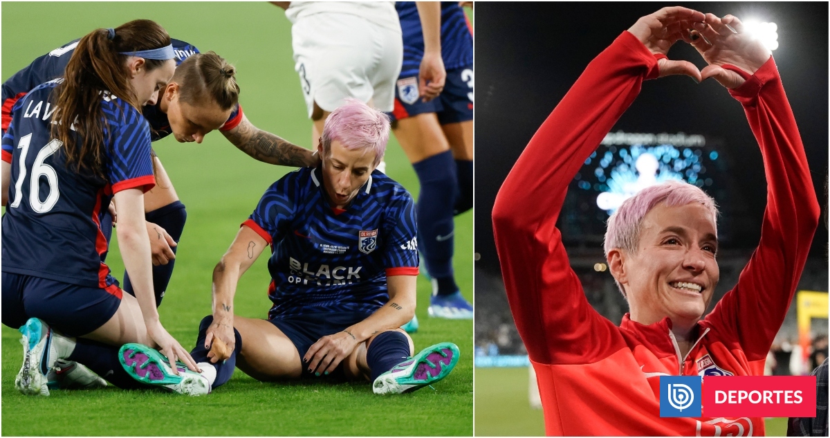 Icon hangs up boots: Megan Rapinoe gets injured in final game of career ...