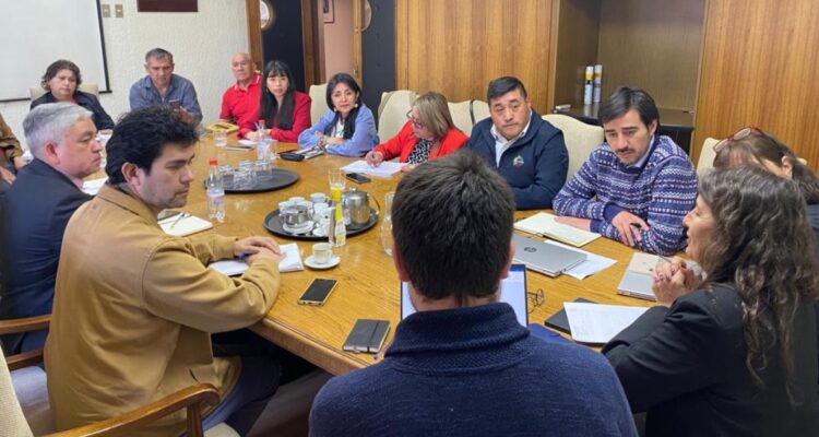 REUNIÓN DE DIRIGENTES CON SUBSECRETARIA DE EDUCACIÓN POR SUELDOS IMPAGOS A TRABAJADORES EN ANCUD