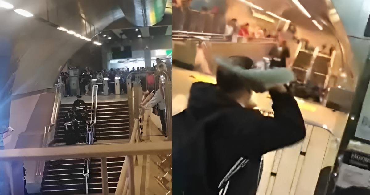 Formalizan a sujeto que generó desórdenes y mordió nariz de guardia tras no pagar pasaje en el Metro