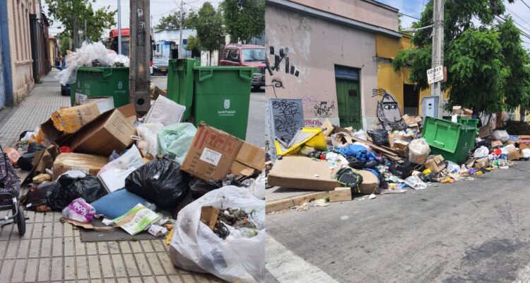 Salud RM cursa sumario sanitario al municipio de Santiago exigiendo el retiro de basura inmediato