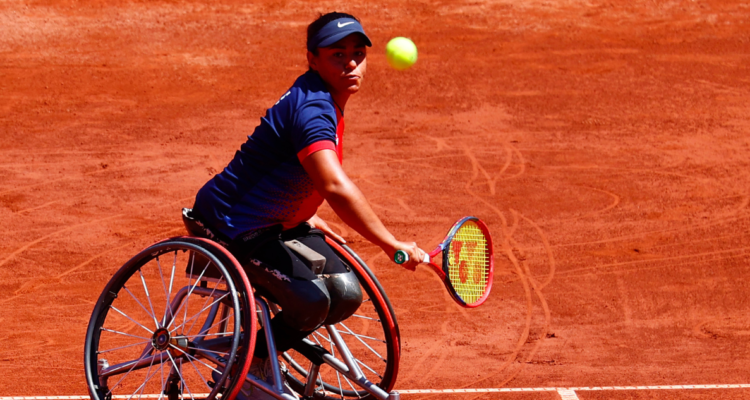 Macarena Cabrillana avanzó son problemas a los cuartos de final del tenis en silla de ruedas en los Parapanamericanos.