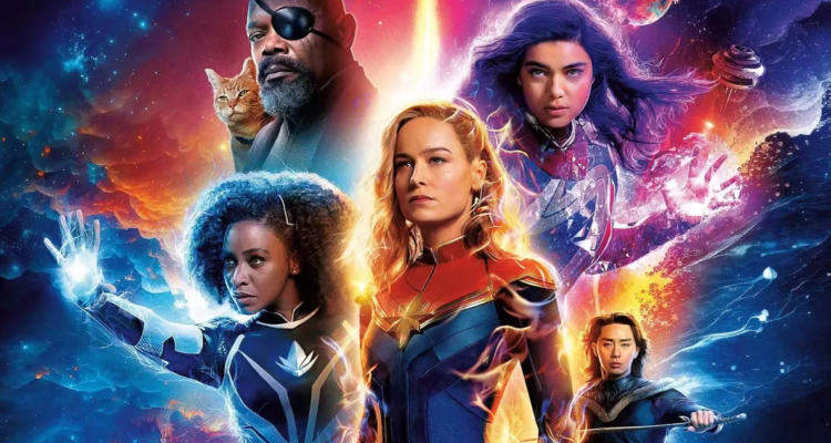 Poster de The Marvels de Marvel Studios y Walt Disney Pictures