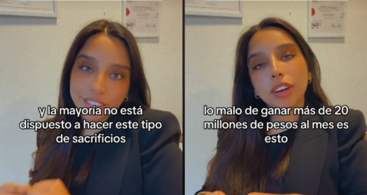 Tiktoker y los sacrificios para ganar 20 millones al mes