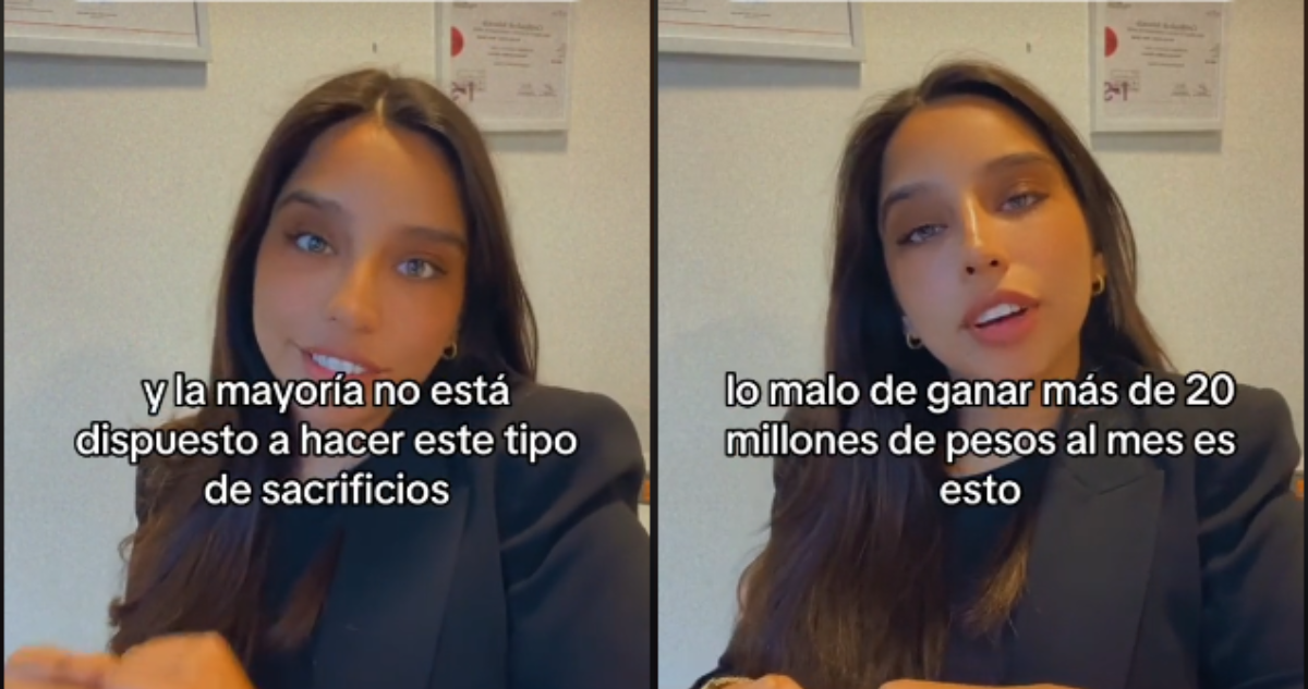 Tiktoker y los sacrificios para ganar 20 millones al mes
