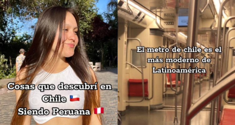 El metro vuelve a ganar elogios: tiktoker peruana destaca los aspectos que más le sorprenden de Chile