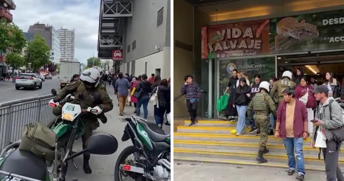 Único imputado por detonar bombas de ruido en Concepción pasa a control de detención