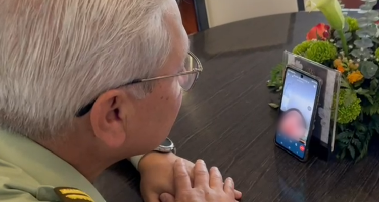 La videollamada entre el general Yáñez y la carabinera atacada con una granada