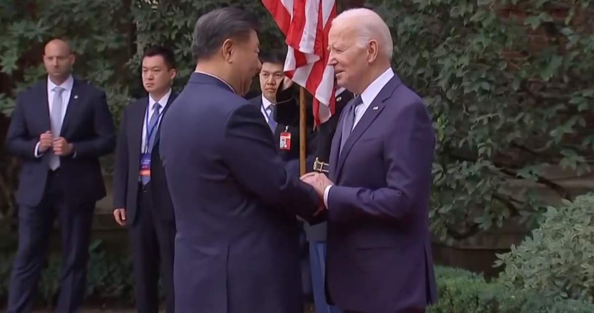 Xi Jinping y Joe Biden
