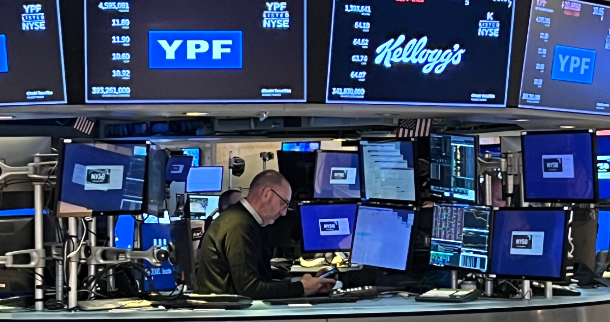 Las empresas argentinas se disparan en la Bolsa de Nueva York tras el triunfo de Milei