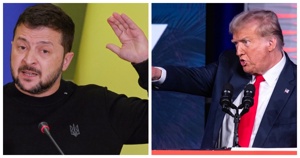 Zelenski y Trump.