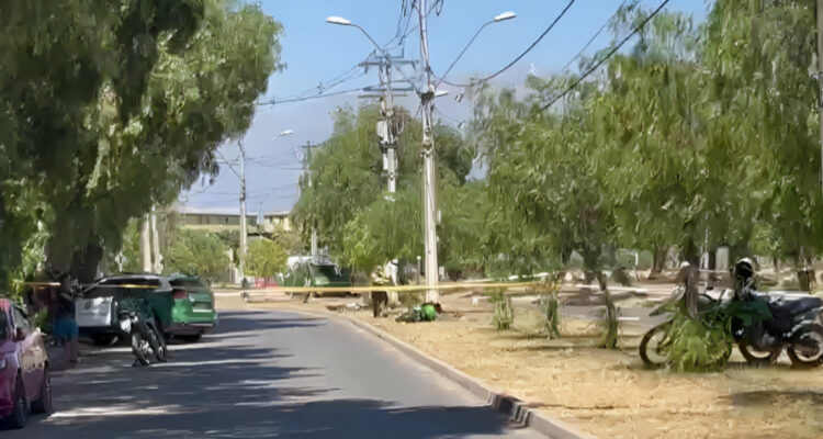 Accidente deja un muerto en Cerrillos: motociclista perdió el control y chocó contra árbol
