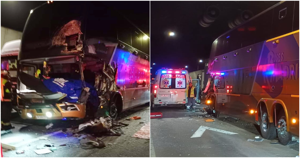 Accidente múltiple entre un bus y tres camiones deja un muerto en la Ruta 68