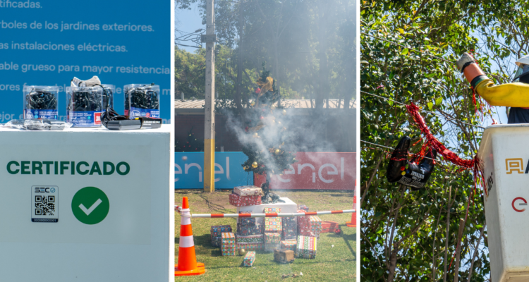 Enel muestra los accidentes más comunes con decoración navideña: en 2022 hubo casi 100 emergencias
