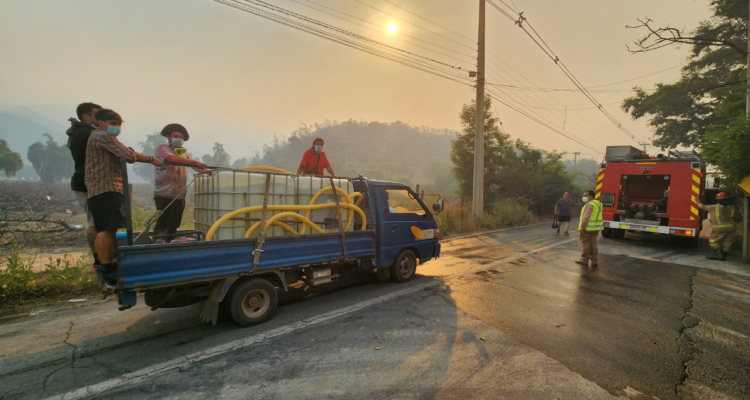 Alerta Roja en Paine por incendio forestal
