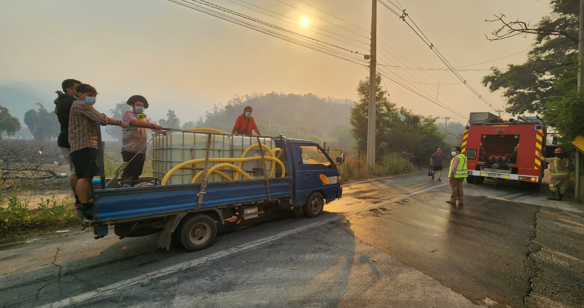 Alerta Roja en Paine por incendio forestal