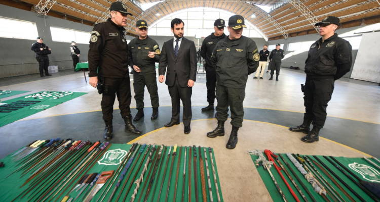 allanamientos simultáneos de Gendarmería