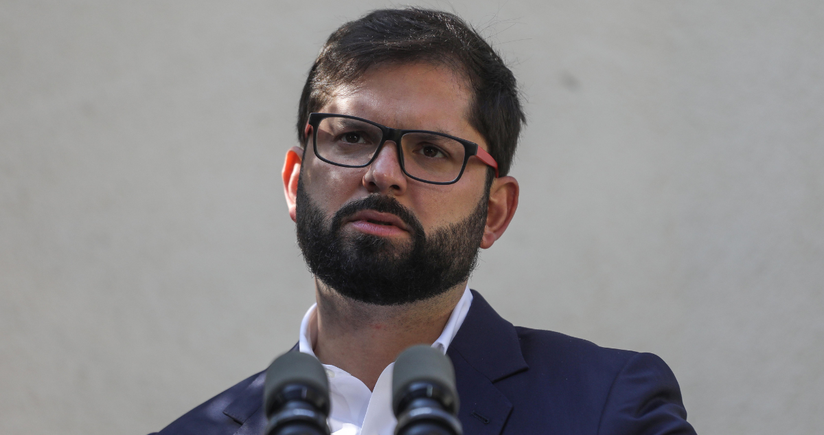 aprobación Boric