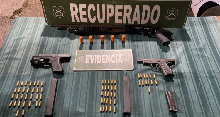 Varios detenidos y diversas armas incautadas deja operativo en San Bernardo