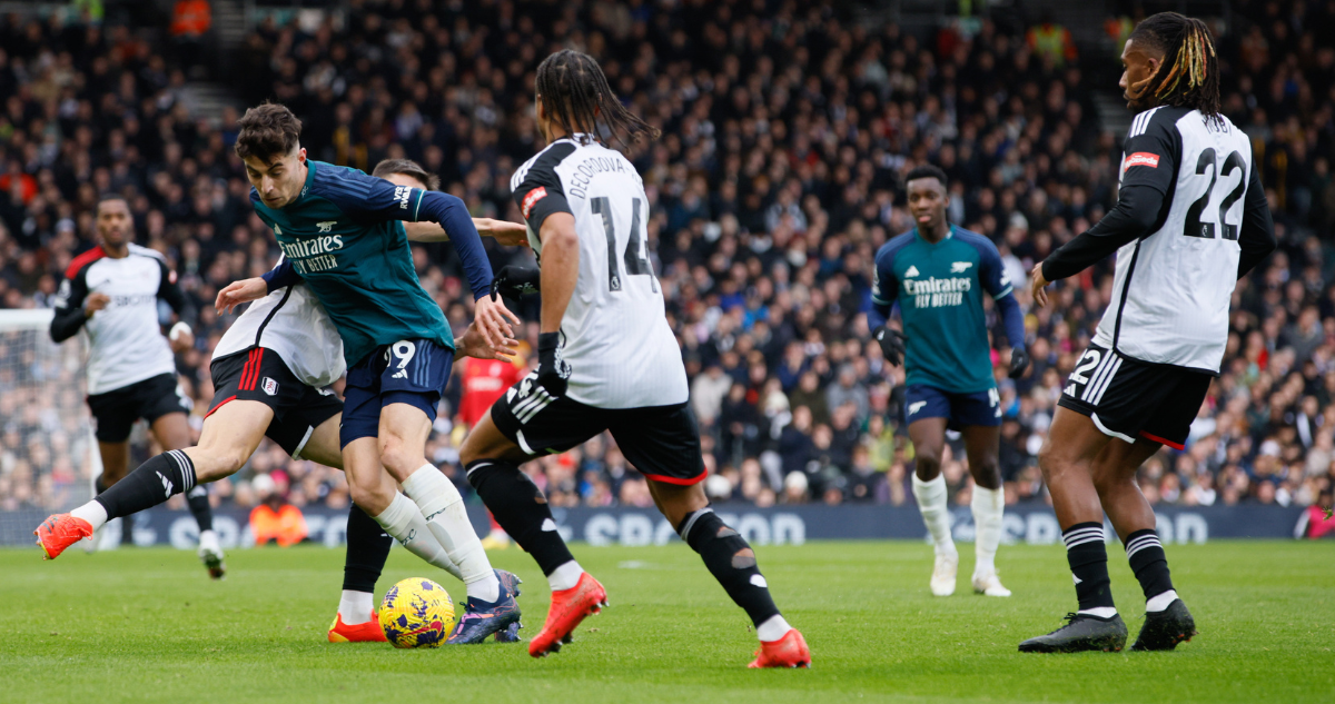 Arsenal se derrumba en el último día del 2023 en Premier League.