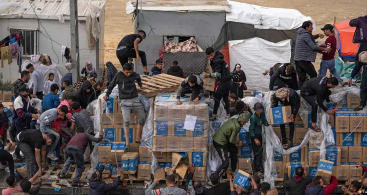 Ayuda humanitaria en Gaza