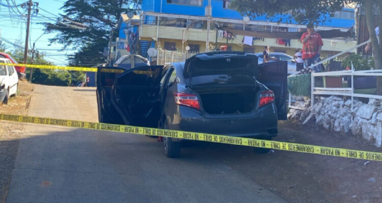 auto involucrado en la balacera en talcahuano