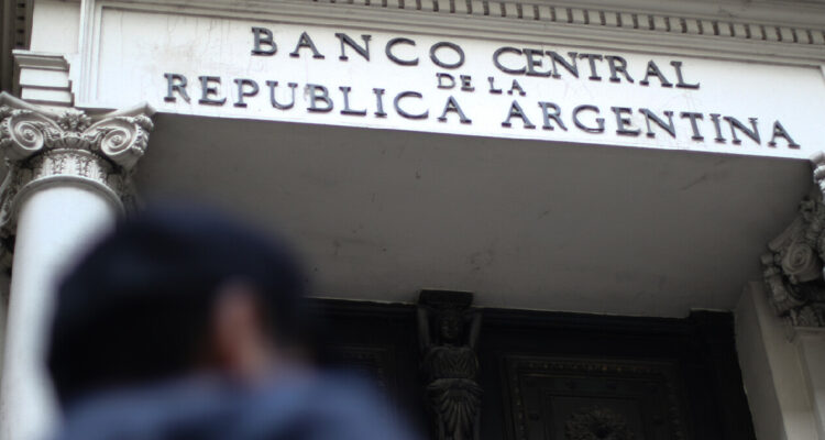 Frontis del Banco Central de Argentina