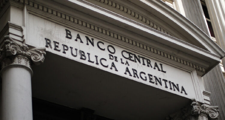 Frontis del Banco Central de Argentina