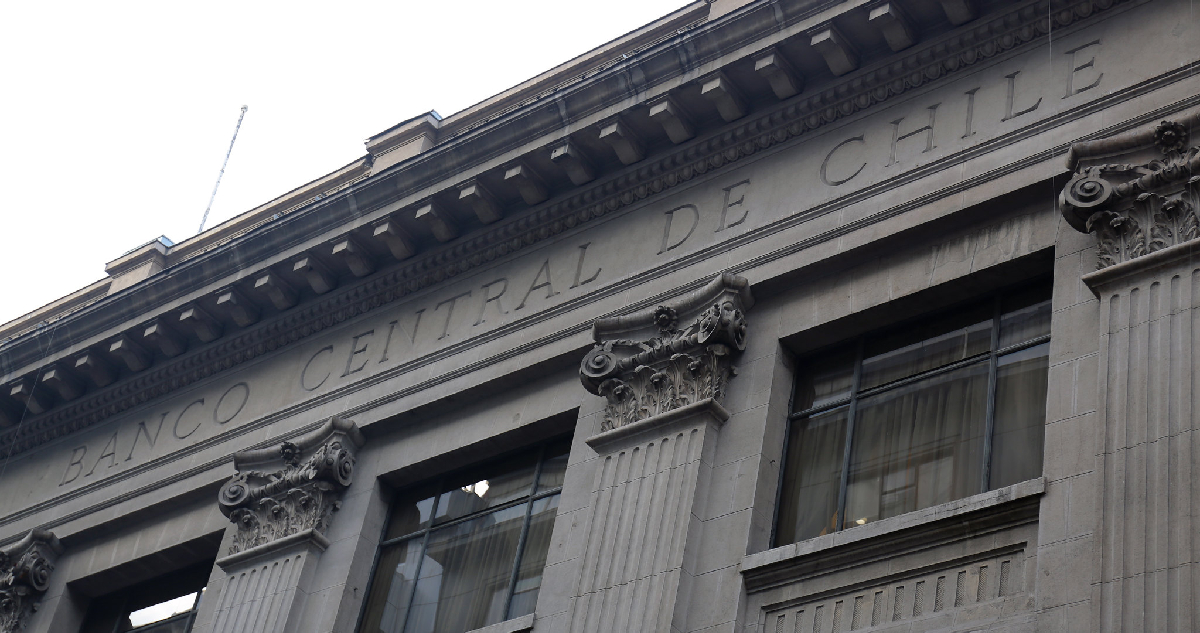 Fachada del Banco Central Chileno