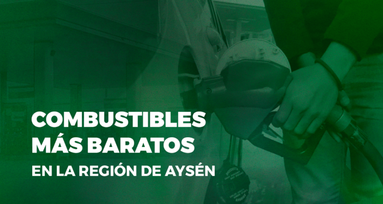Las bencinas más baratas en la región de Aysén.
