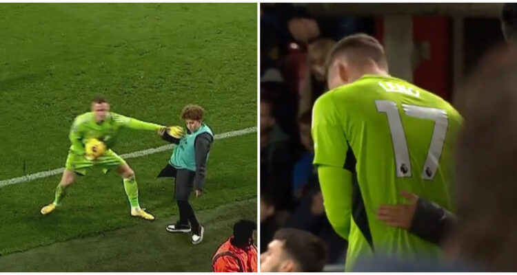 Bernd Leno empujón Premier League