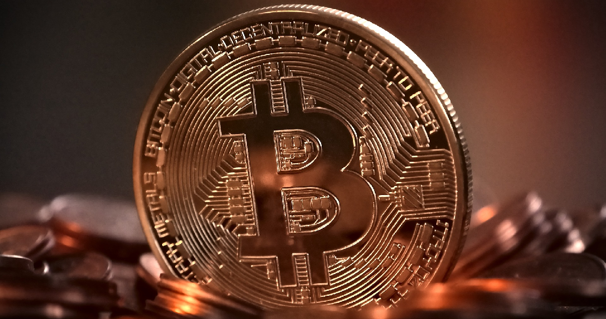 Una representación de una moneda Bitcoin